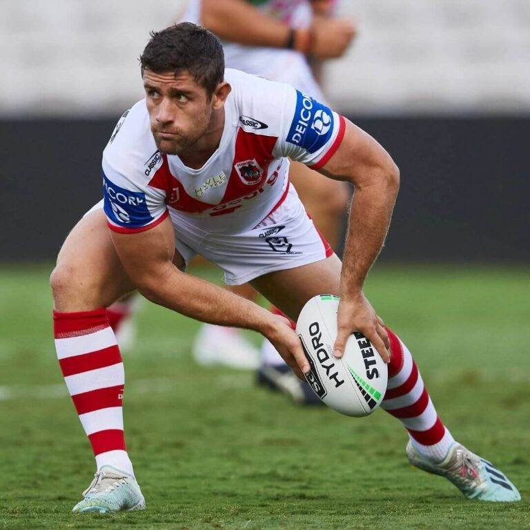 Rugby Player White Uniform